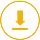 Hier ist ein gelbes Downloadsymbol dargestellt